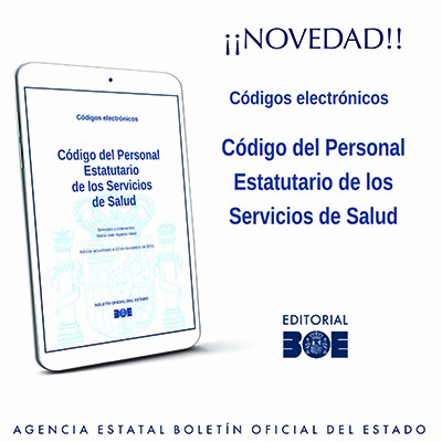 Novedad Editorial BOE. Código del Personal Estatutario de los Servicios de Salud