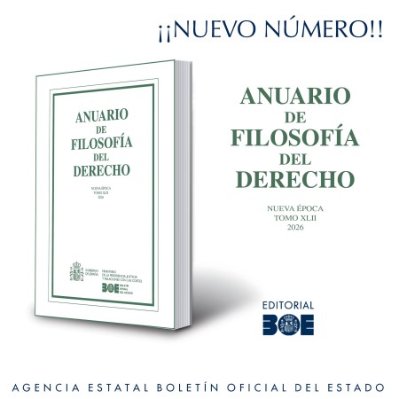 Novedad Editorial BOE. Anuario de Filosofía del Derecho 2026