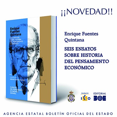 Novedad Editorial BOE. Seis ensayos sobre historia del pensamiento económico.