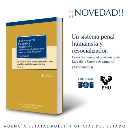 Novedad Editorial BOE. Un sistema penal humanista y resocializador