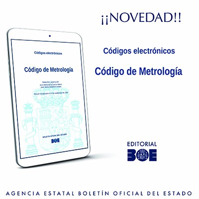 Novedad Editorial BOE. Código de Metrología