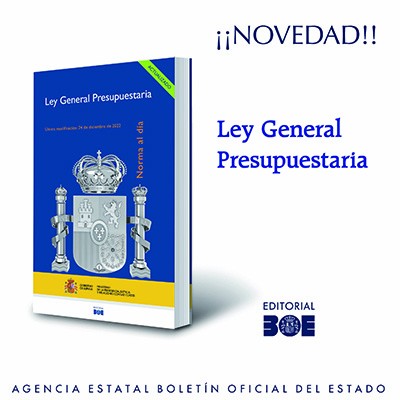 Novedad Editorial BOE. Ley General Presupuestaria