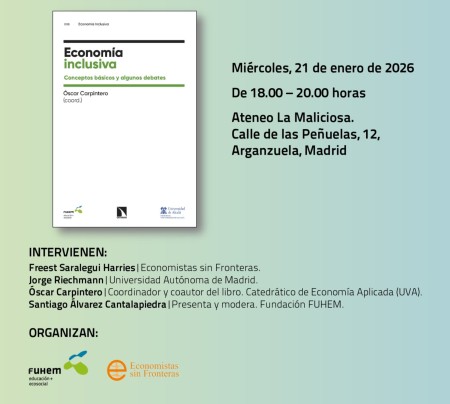 Acto de presentación de "Economía inclusiva" en el Ateneo La Maliciosa