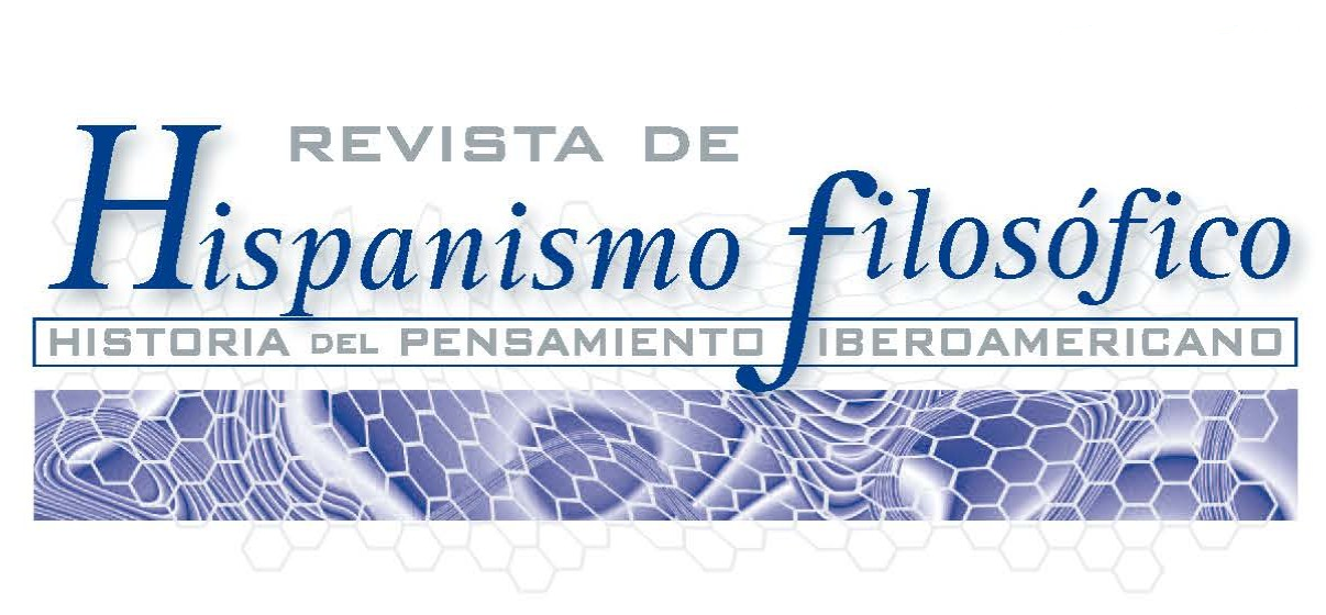 Presentación del nº 20 de la Revista Hispanismo Filosófico,