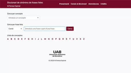 M.Teresa Espinal publica una nueva versión del «Diccionari de Sinònims de Frases Fetes» en línea