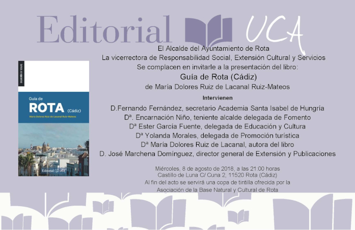 Editorial UCA presenta el libro "Guía de Rota. Cádiz"