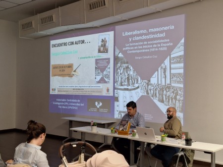 PRESENTADO EL LIBRO "Liberalismo, masonería y clandestinidad. La formación de sociabilidades políticas en los inicios de la España Contemporánea (1814-1825)"
