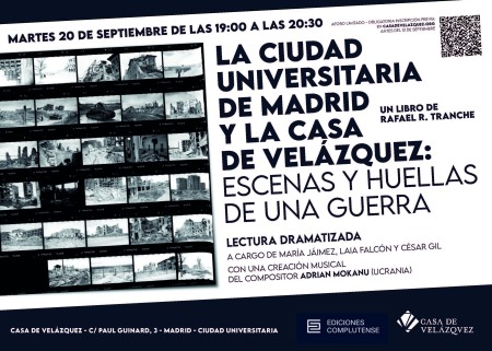 Presentación del libro "La Ciudad Universitaria de Madrid y la Casa de Velázquez: escenas y huellas de una guerra"