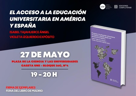 Firma de ejemplares de Ediciones Complutense en la Feria del Libro de Madrid: "El acceso a la educación universitaria en América y España"