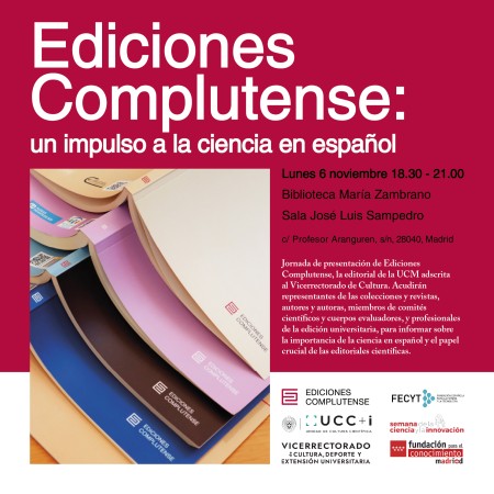 Ediciones Complutense participa en la Semana de la Ciencia 2023