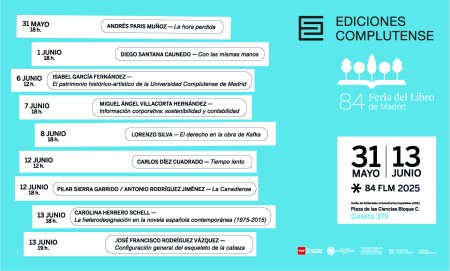 Programación definitiva de firmas en la Feria del Libro de Madrid 2025