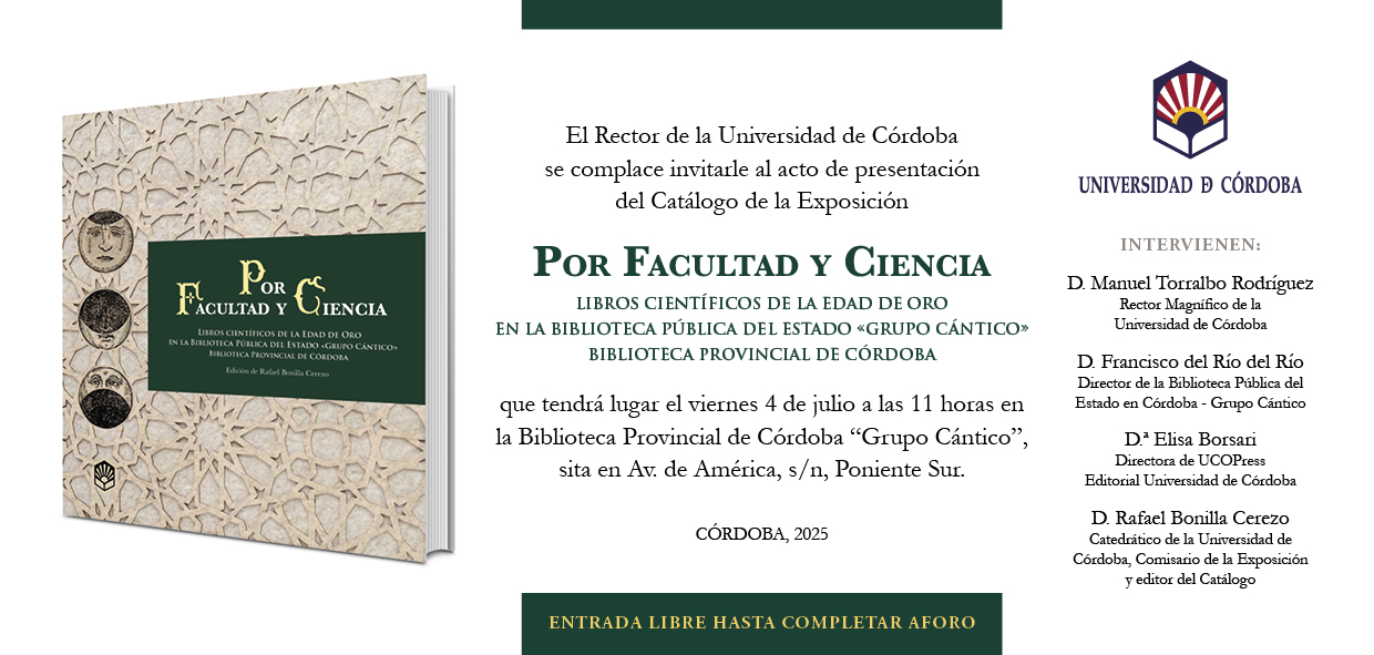 Tarjeta invitación evento For Facultad y Ciencia