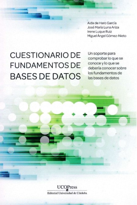 UCOPress acaba de publicar Cuestionario de Fundamentos de Bases de Datos