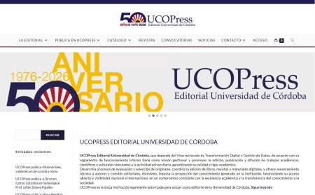 UCOPress estrena nueva web en el marco de las celebraciones por su 50º aniversario