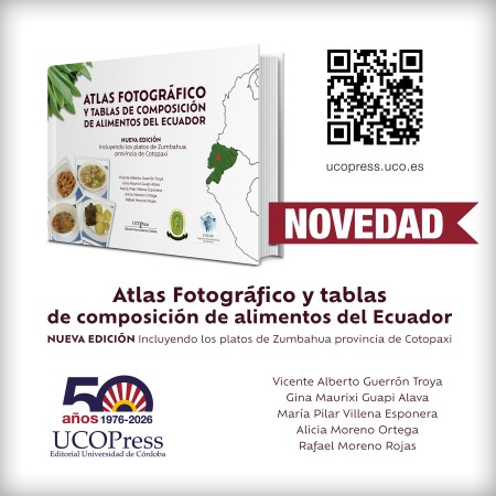 Novedad UCOPress Editorial: Atlas fotográfico y tablas de composición de alimentos del Ecuador
