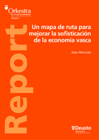 Cubierta de "Un mapa para menorar la sofisticación de la economía vasca"