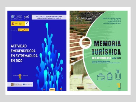La Universidad de Extremadura presenta dos nuevas colecciones de libros electrónicos: "Estudios de la actividad emprendedora y la competitividad de la PYME" y "Memoria Turística de Extremadura"