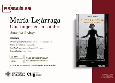 Presentación del libro: "María Lejárraga: Una mujer en la sombra" de Antonina Rodrigo