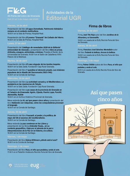Actividades de la EUG en la 44 Feria del Libro de Granada