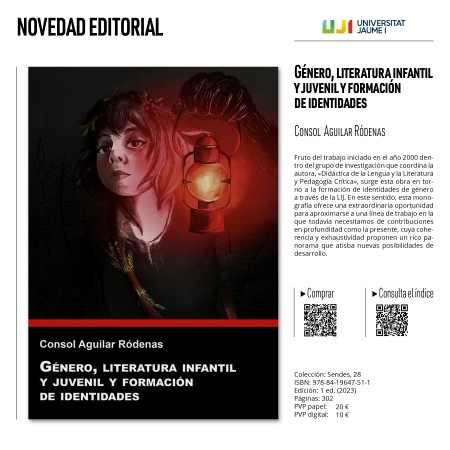 Novedad editorial «Género, literatura infantil y juvenil y formación de identidades»