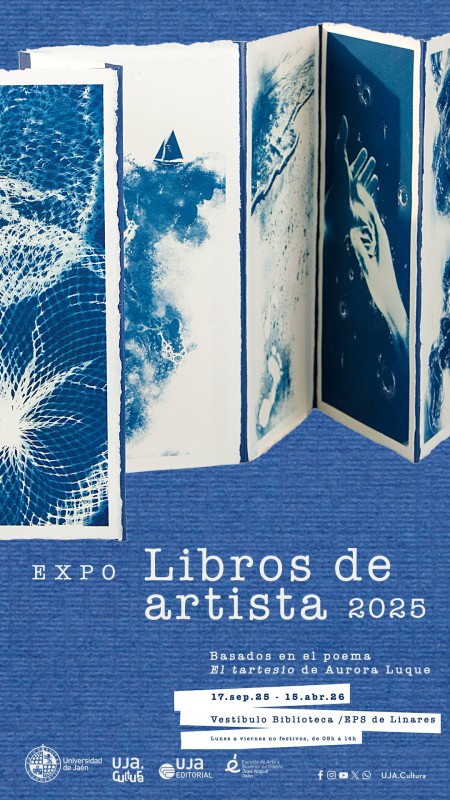 Exposición "Libros de artista 2025". Biblioteca del Campus científico-tecnológico de Linares
