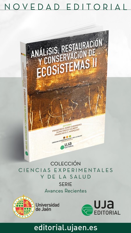 Novedad UJA Editorial. Análisis, restauración y conservación de ecosistemas II
