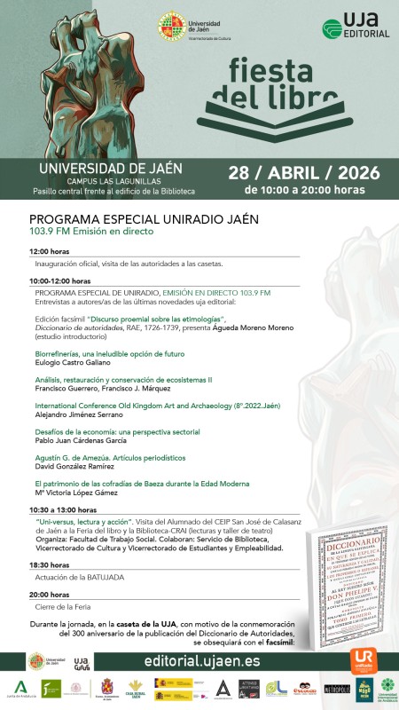 Fiesta del Libro 2026 de la Universidad de Jaén