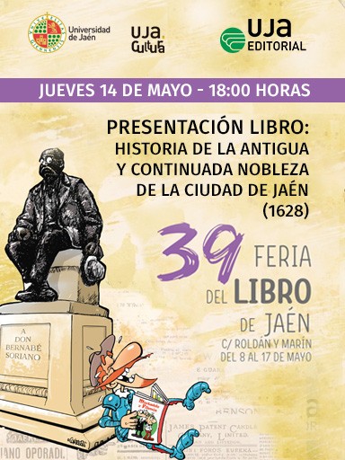 Presentación del libro "Historia de la antigua y continuada nobleza de la ciudad de Jaén (1628)" en la 39 Feria del Libro de Jaén