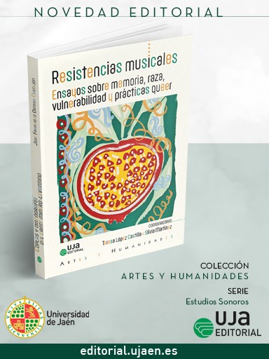 Novedad UJA Editorial. Resistencias musicales. Ensayos sobre memoria, raza, vulnerabilidad y prácticas queer