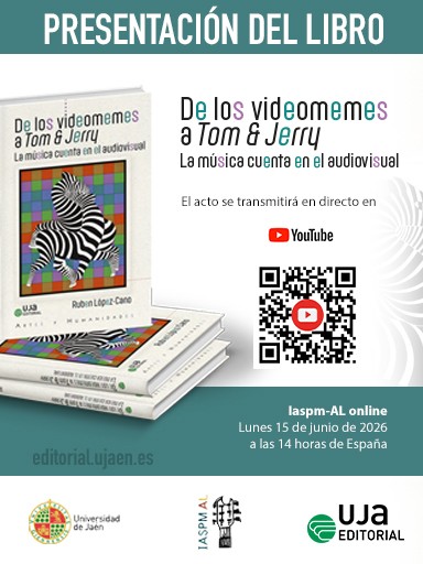 Presentación online del libro "De los videomemes a Tom & Jerry: la música cuenta en el audiovisual" de Rubén López Cano