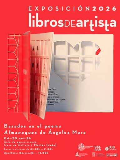 Exposición en Martos "Libros de Artista 2026". Inspirados en el poema "Almanaques" de Ángeles Mora