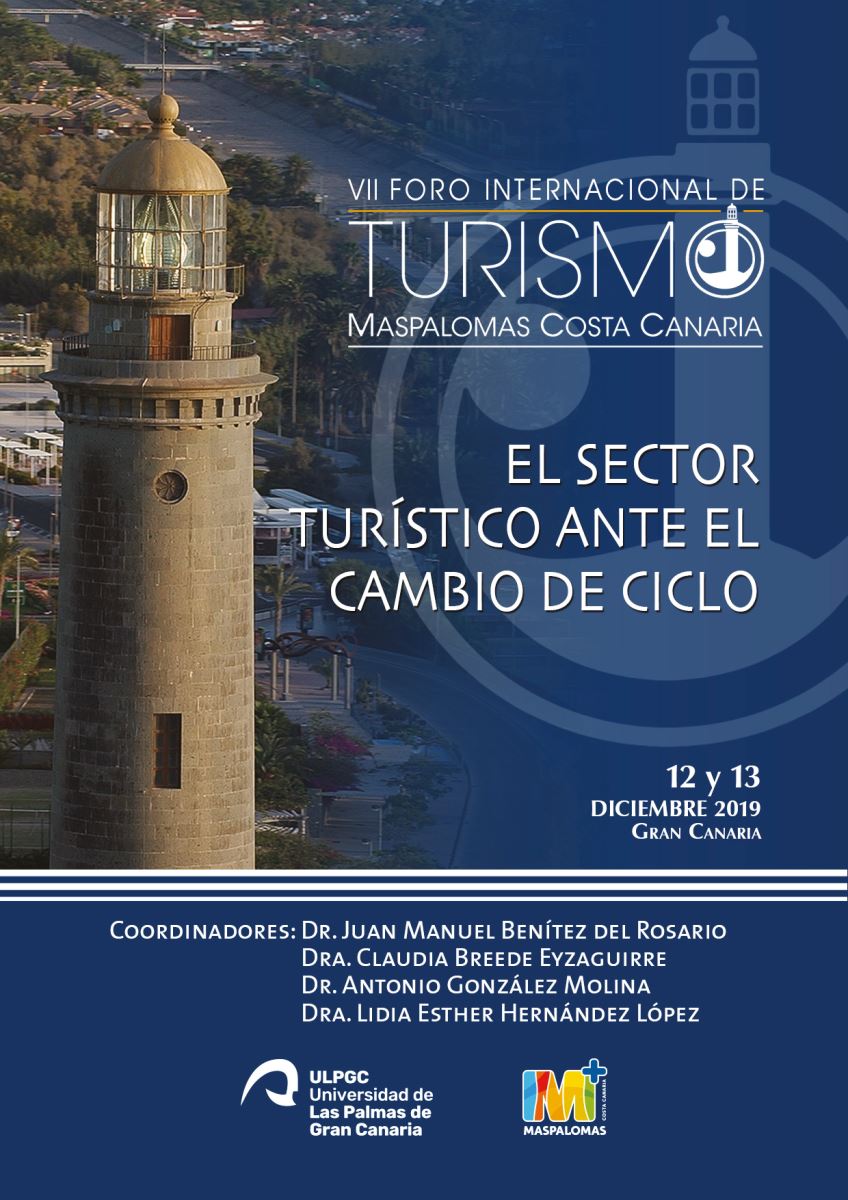 La ULPGC publica "VII Foro Internacional de Turismo de Maspalomas Costa Canaria. Congreso Internacional El sector turístico ante el cambio de ciclo"