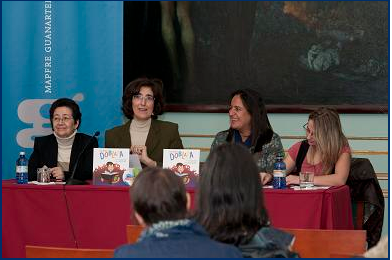 Presentación del cuento solidario "La Letra Doblada" en la Fundación Canaria Mapfre Guanarteme