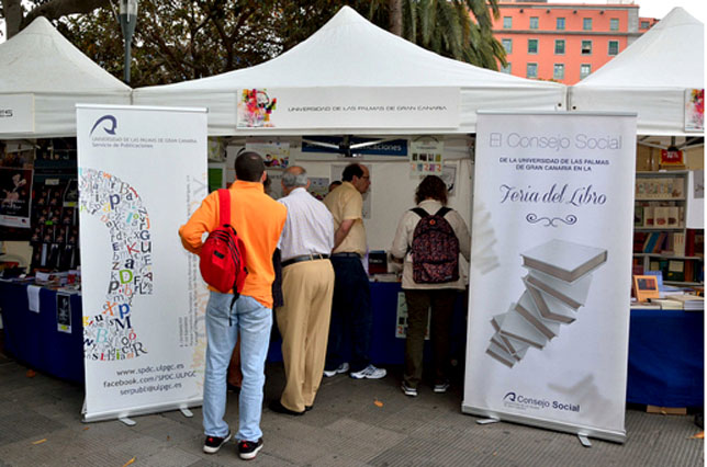 La Universidad de Las Palmas de Gran Canaria en la "XXV edición de la Feria del Libro de Las Palmas de Gran Canaria"