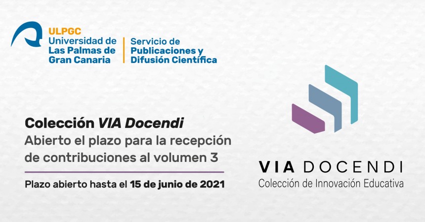 Abierto el plazo para la recepción de contribuciones al tercer número de la Colección "Via Docendi"