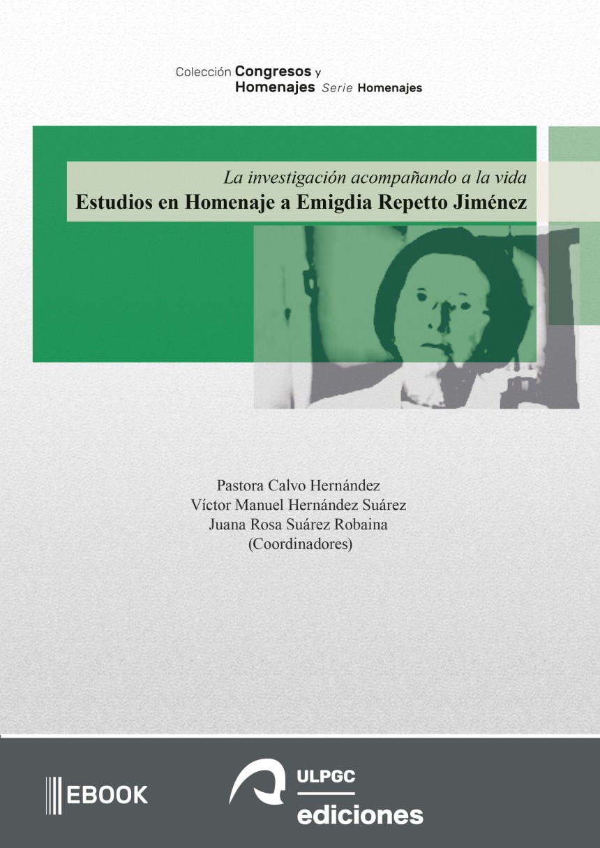 El Servicio de Publicaciones y Difusión Científica de la Universidad de Las Palmas de Gran Canaria publica el libro "Estudios en Homenaje a Emidgia Repetto Jiménez"