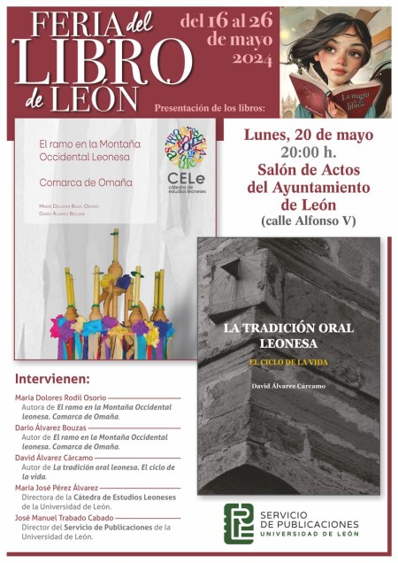 La Universidad de León presenta dos nuevas publicaciones en la Feria del Libro de León 2024