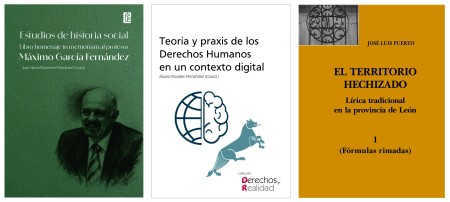 Tres nuevas obras para el catálogo de publicaciones de la Universidad de León.