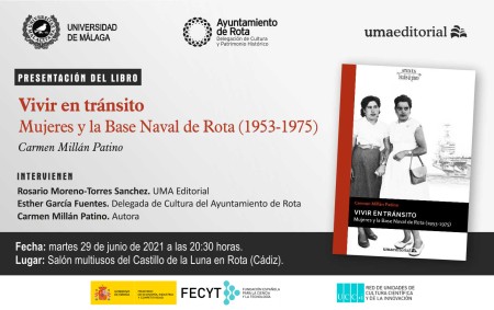 UMA Editorial presenta Vivir en tránsito. Mujeres y la Base Naval de Rota (1953 - 1975),