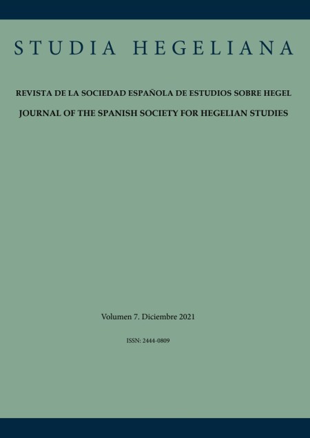 Publicado el séptimo volumen de Studia Hegeliana