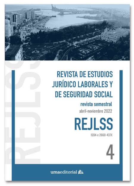 Disponible el cuarto número de la Revista de Estudios Jurídicos Laborales y de Seguridad Social