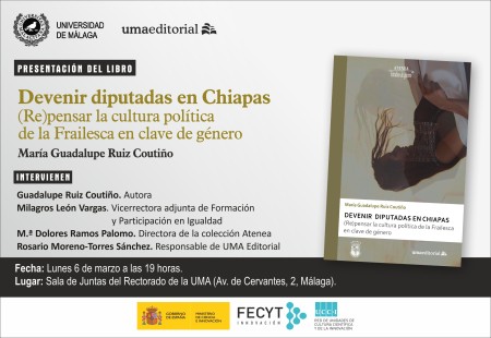 Presentación del libro "Devenir diputadas en Chiapas: (re)pensar la cultura política de la Frailesca en clave de género"