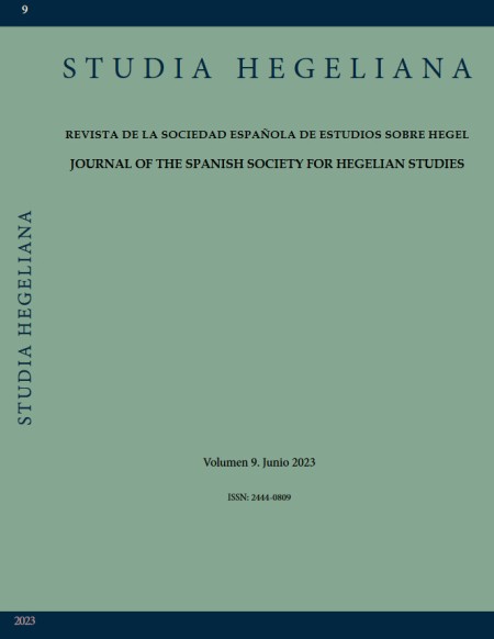 Studia Hegeliana publica su noveno volumen