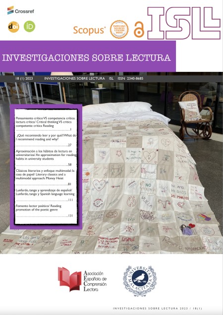 Publicado el primer número del volumen 18 de la revista Investigaciones sobre Lectura