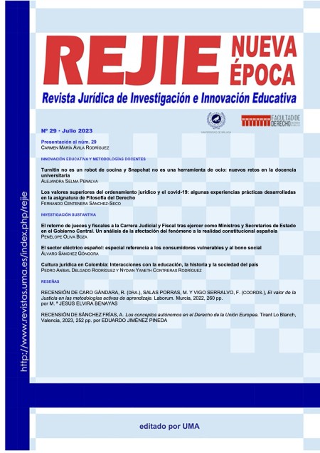 La revista REJIE Nueva Época publica su número 29
