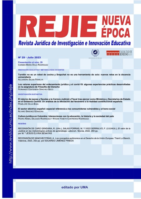 La revista REJIE Nueva Época publica su número 29