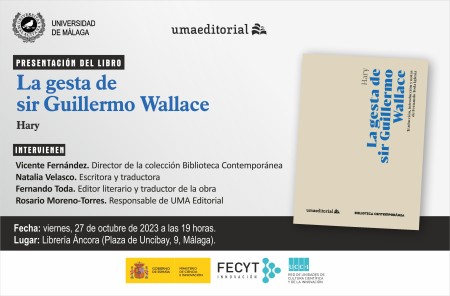 Presentación del libro La gesta de sir Guillermo Wallace