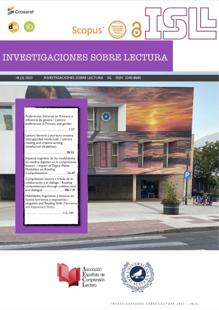 Publicado el segundo número del volumen 18 de la revista Investigaciones sobre Lectura