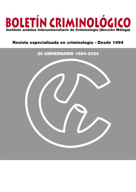 La revista Boletín Criminológico publica su número 29