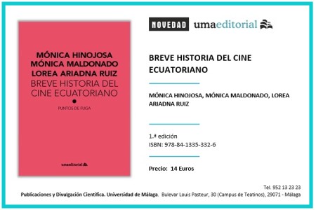 Novedad Editorial UMA. Breve historia del cine ecuatoriano